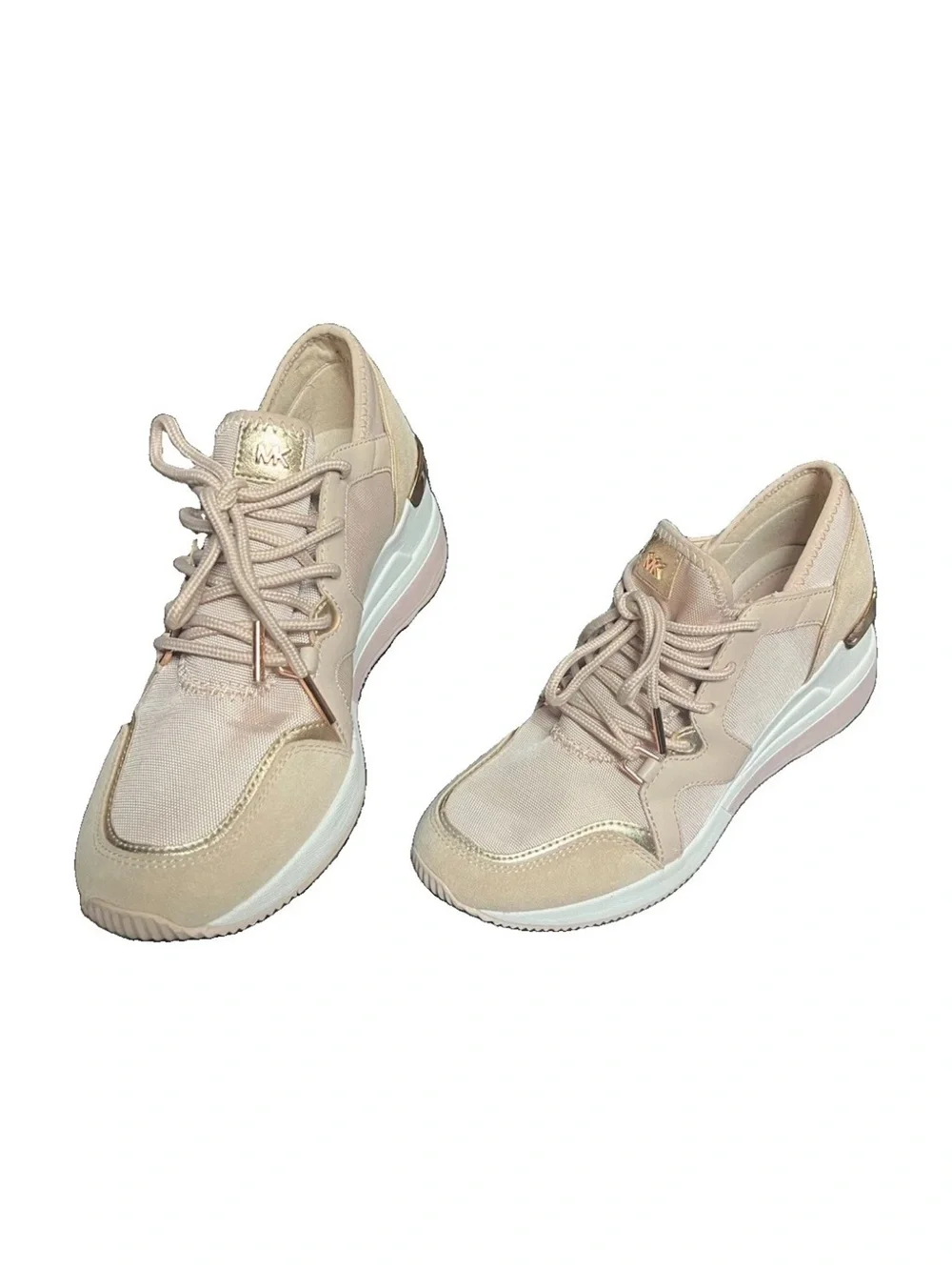 Michael Kors Blush Pink Lace-Up Women's Sneakers
